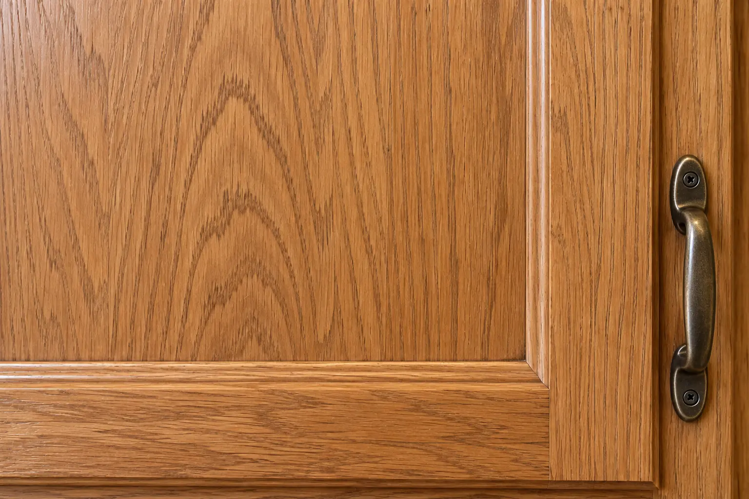 Cabinet Refinishing & Staining in a prewar house — detail