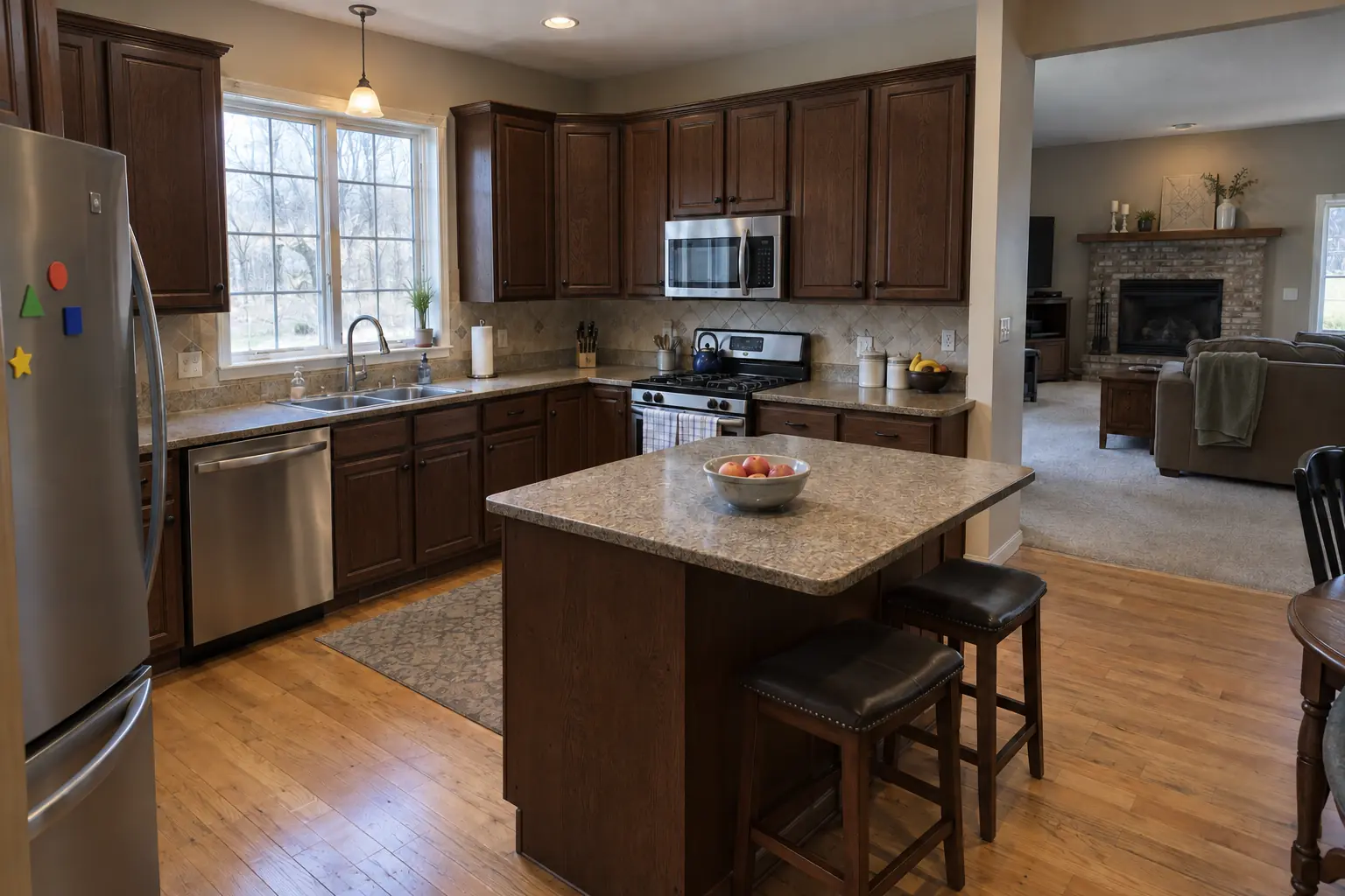 Cabinet Refinishing & Staining — after