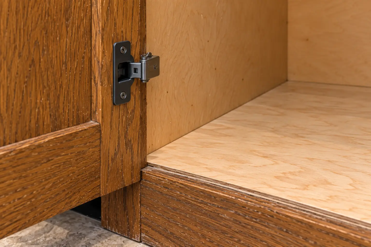 Kitchen Cabinet & Drawer Repair in a prewar house — detail