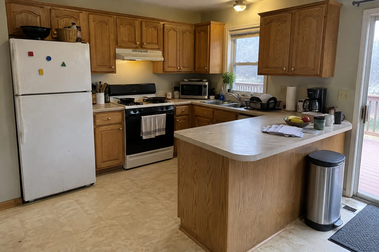 Kitchen Deep Cleaning — before