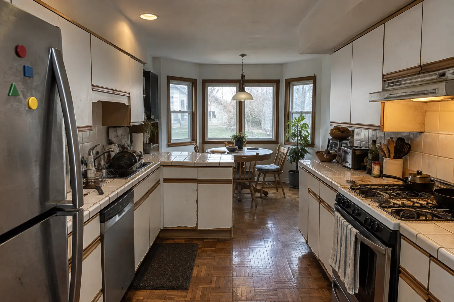Kitchen Deep Cleaning — before