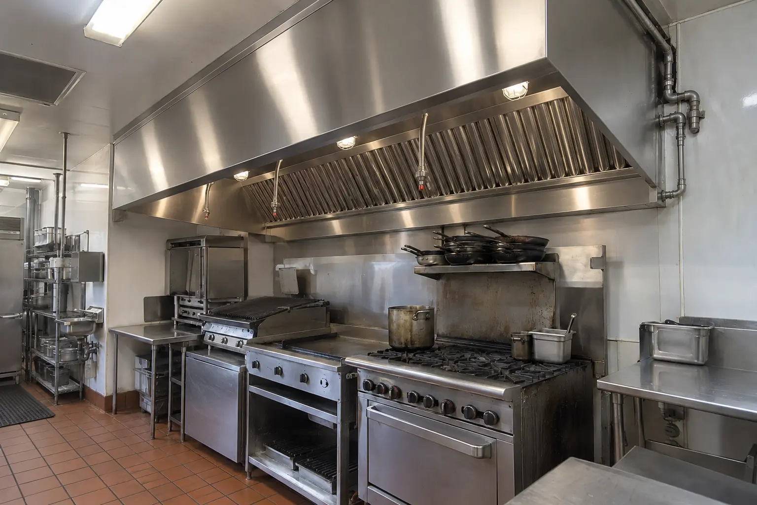 Commercial Kitchen Hood Installation — after