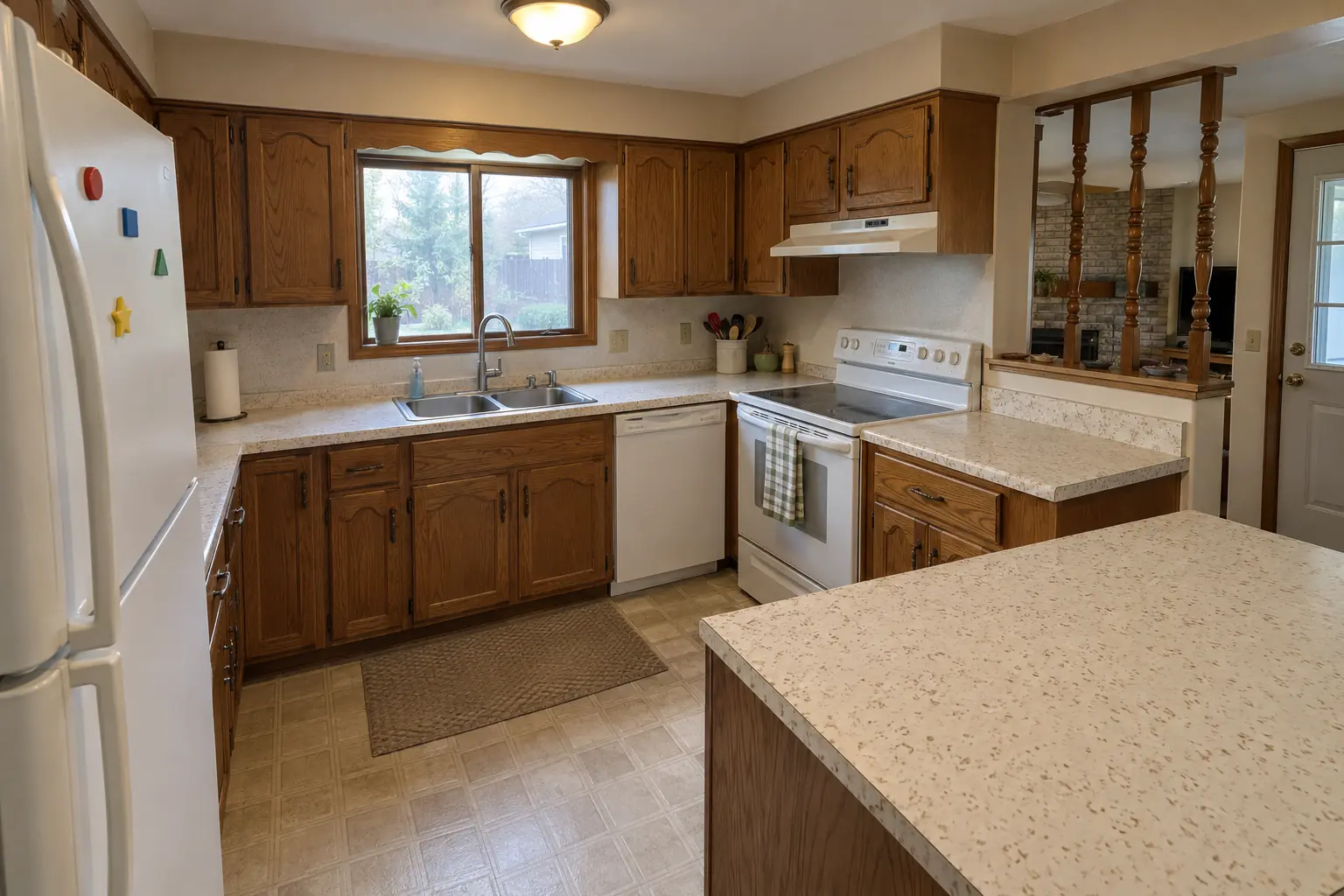 Countertop Services project in Hoffman Estates, before
