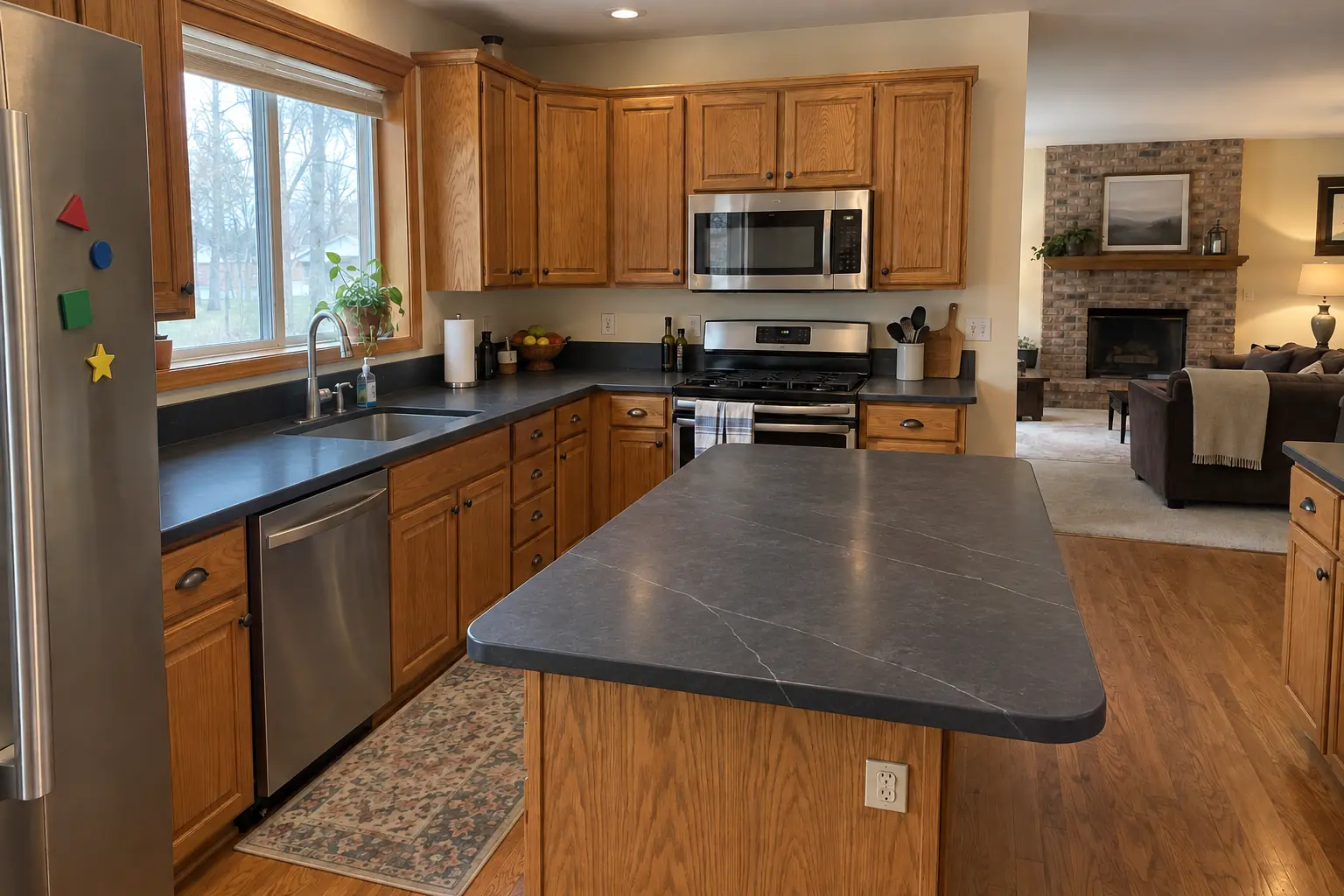 Countertop Services project in Itasca, after