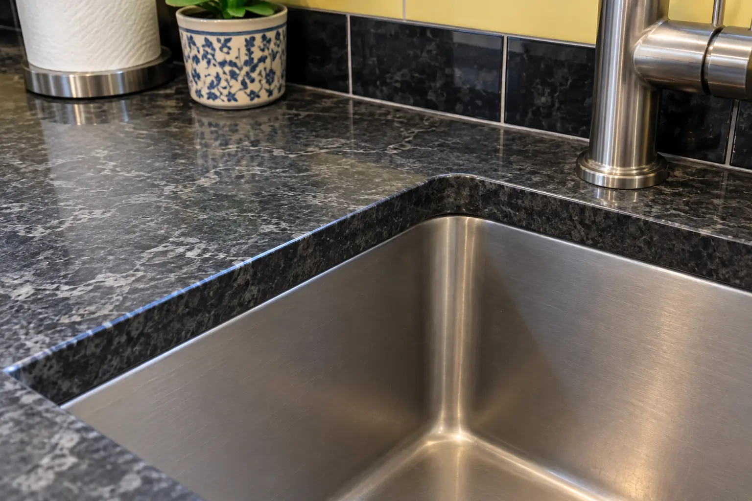 Countertop Fabrication & Installation in a prewar house — detail