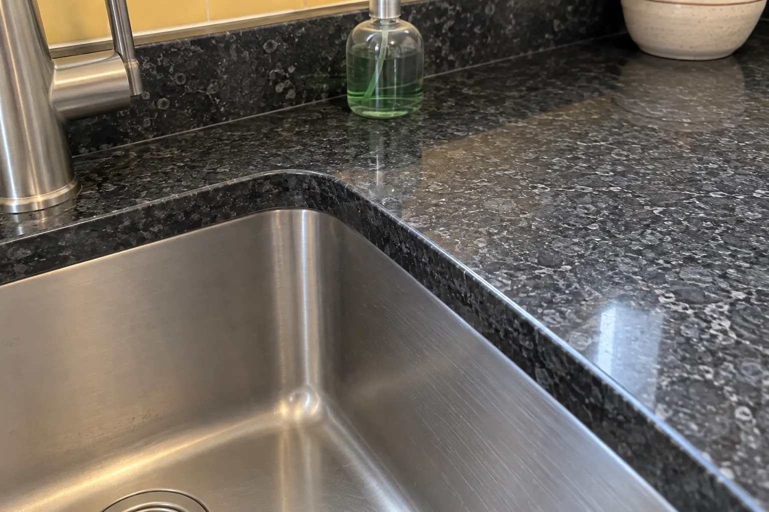 Countertop Fabrication & Installation in a postwar ranch / cape cod / bi-level — detail