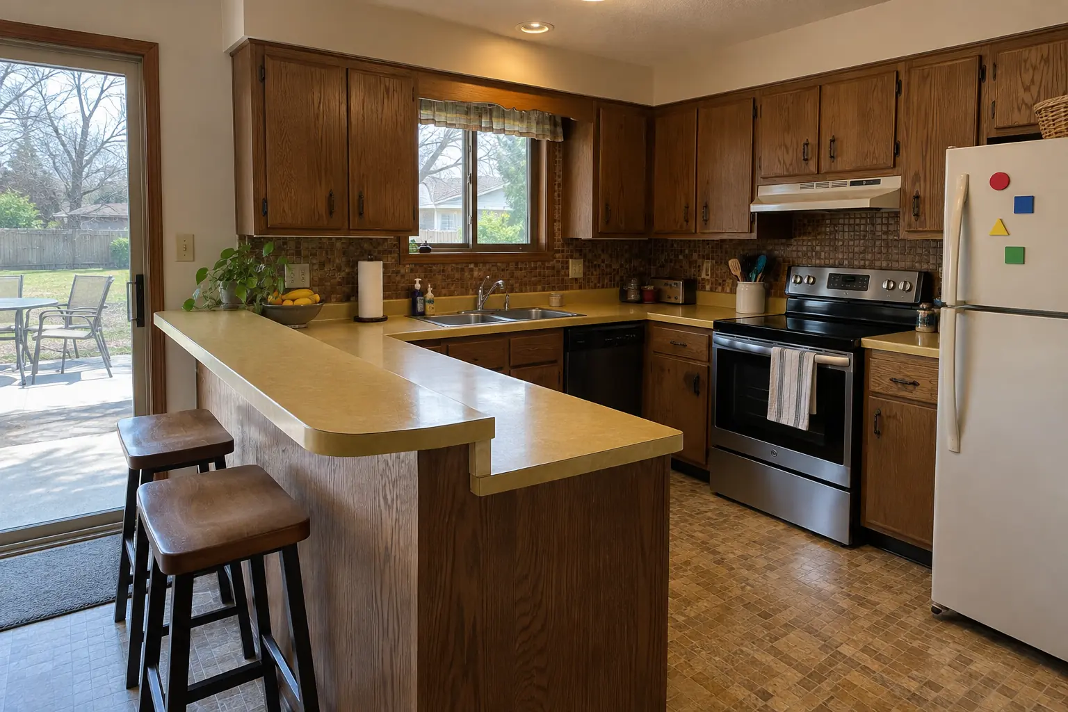 Countertop Fabrication & Installation project near Hanover Park, before