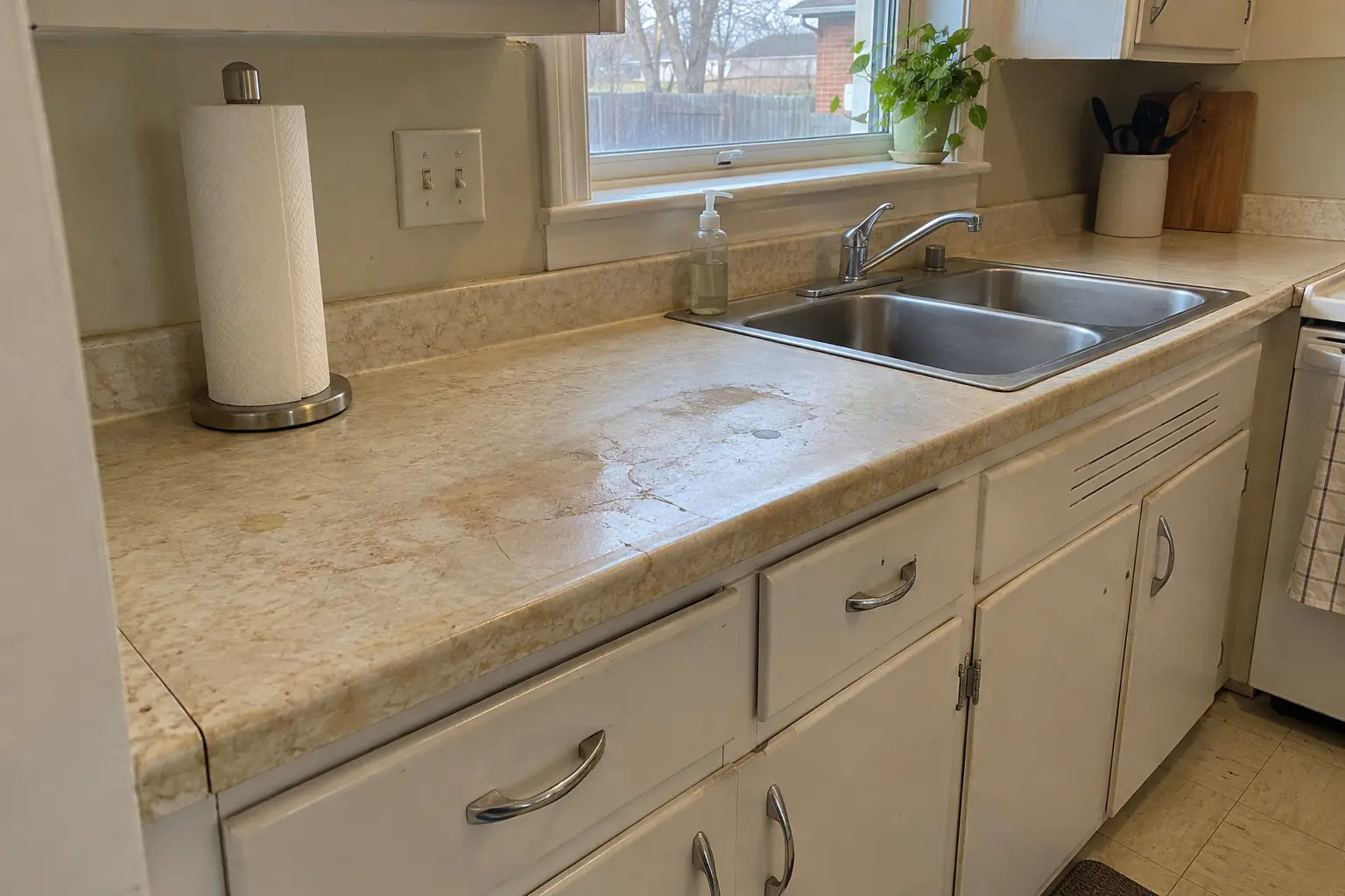 Countertop Refinishing & Resurfacing project in Elk Grove Village, before