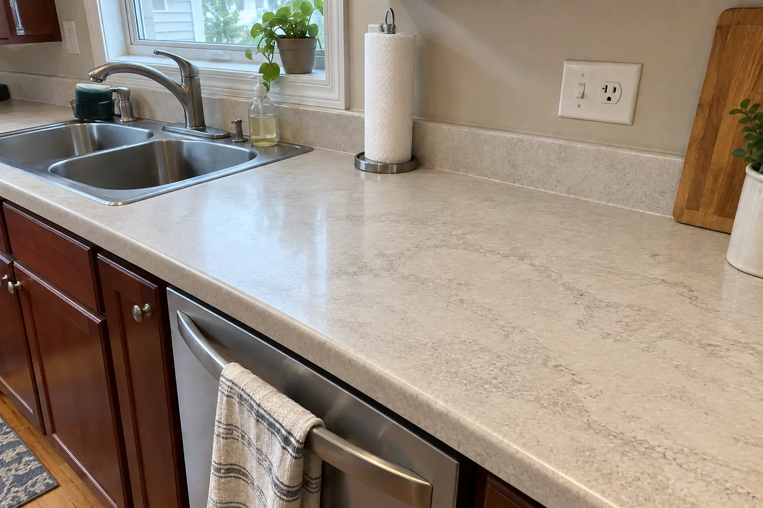 Countertop Refinishing & Resurfacing project near Plainfield, after