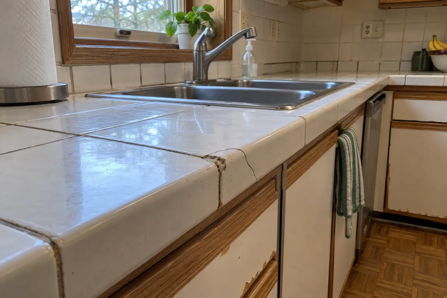 Countertop Repair — before