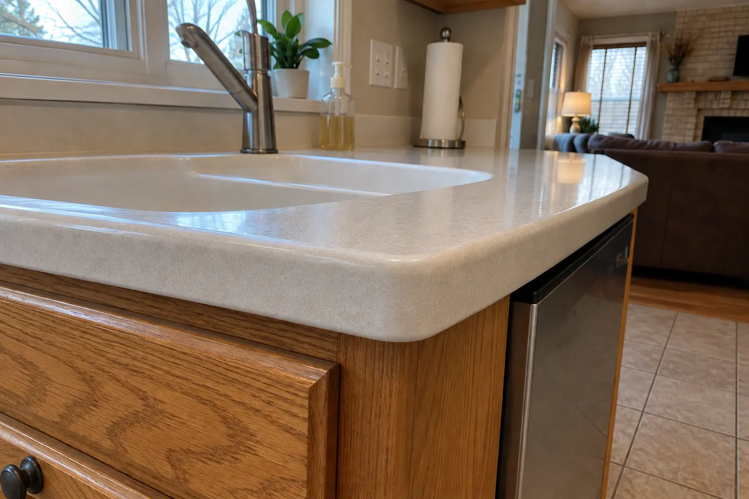 Countertop Repair — after