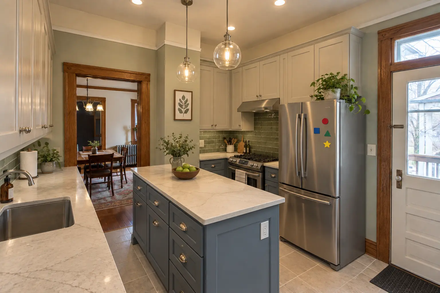 Kitchen Design & Layout Planning project near Berwyn, after