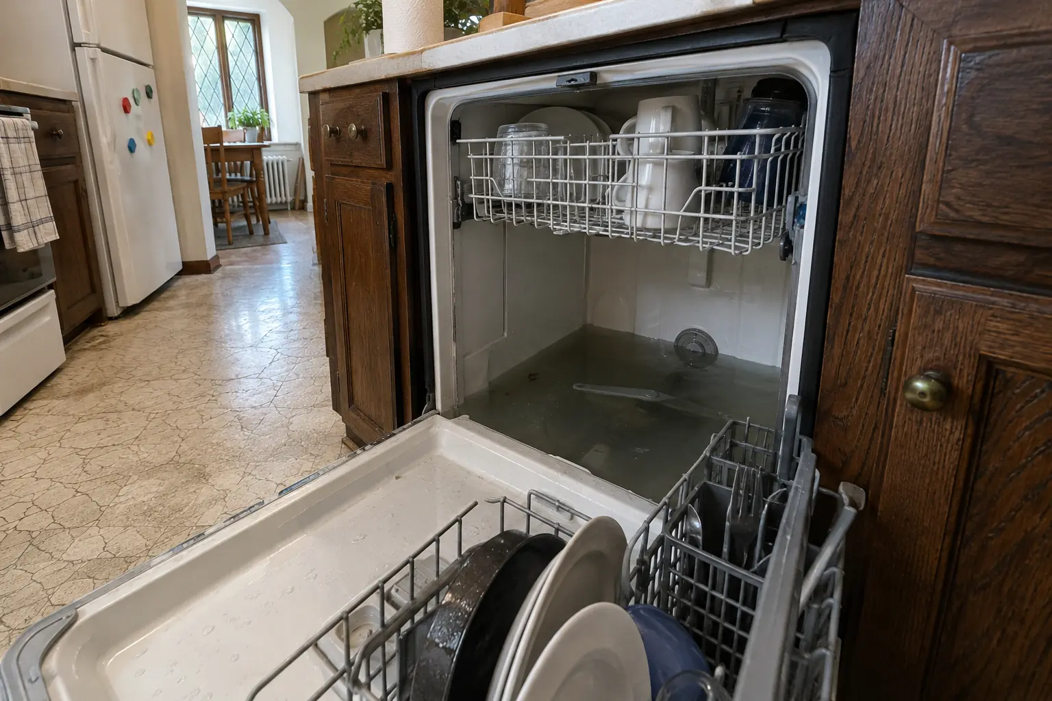 Dishwasher Repair in a prewar house — problem