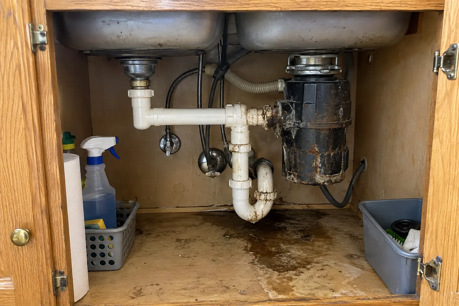 Garbage Disposal Installation & Repair — before