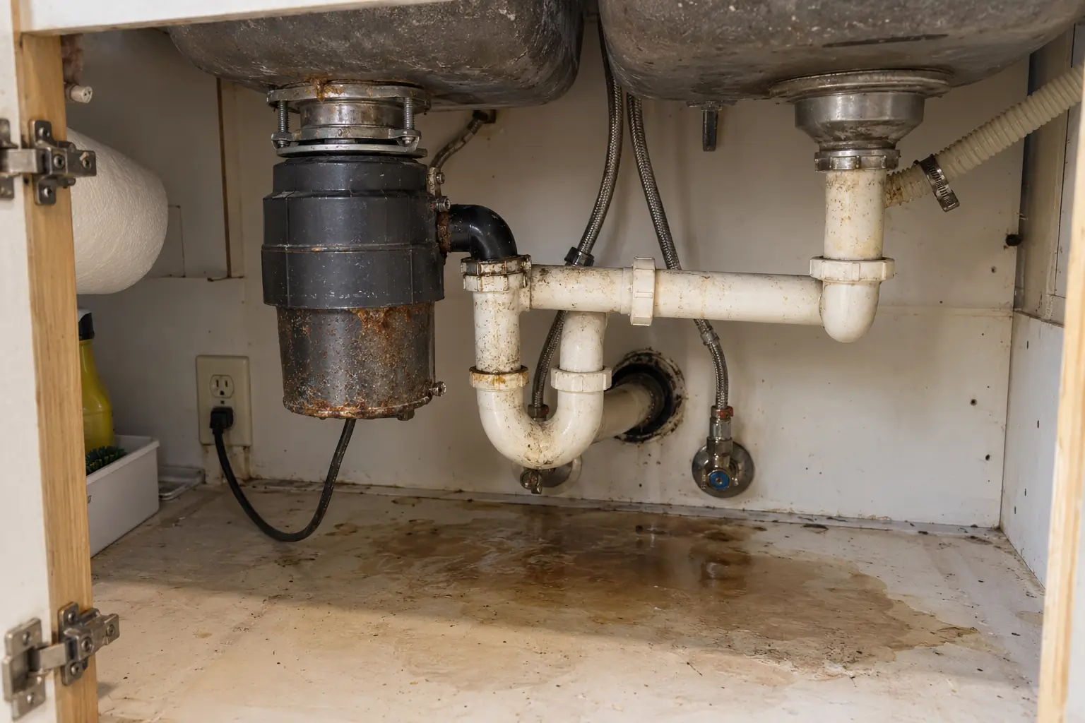 Garbage Disposal Installation & Repair — before