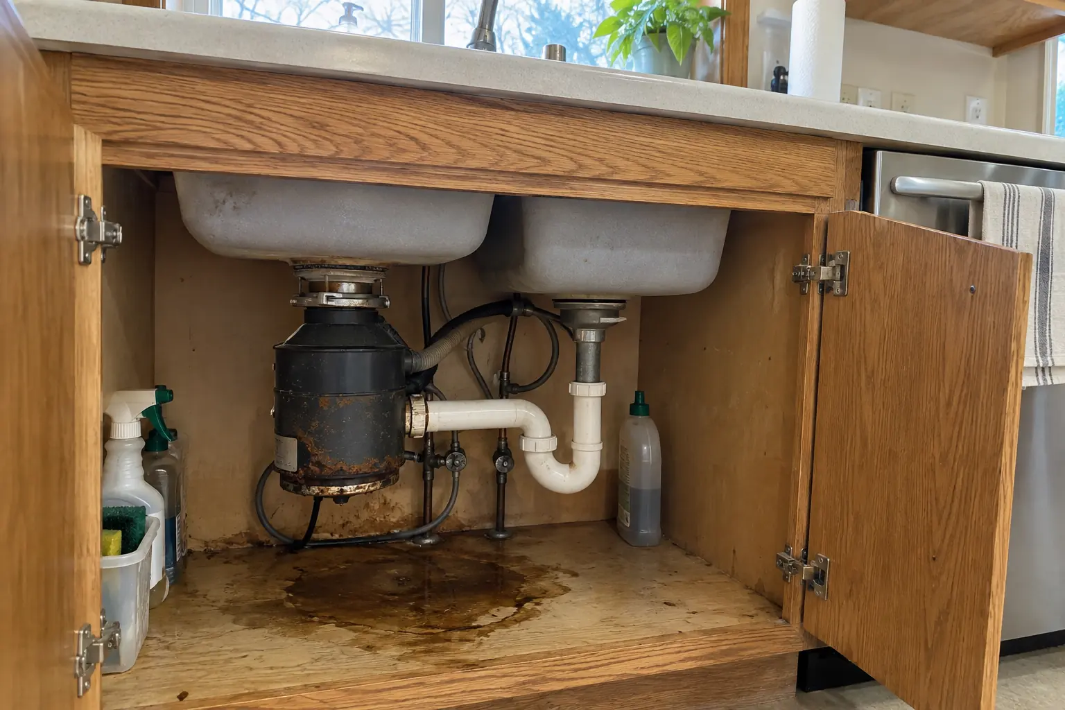 Garbage Disposal Installation & Repair — before