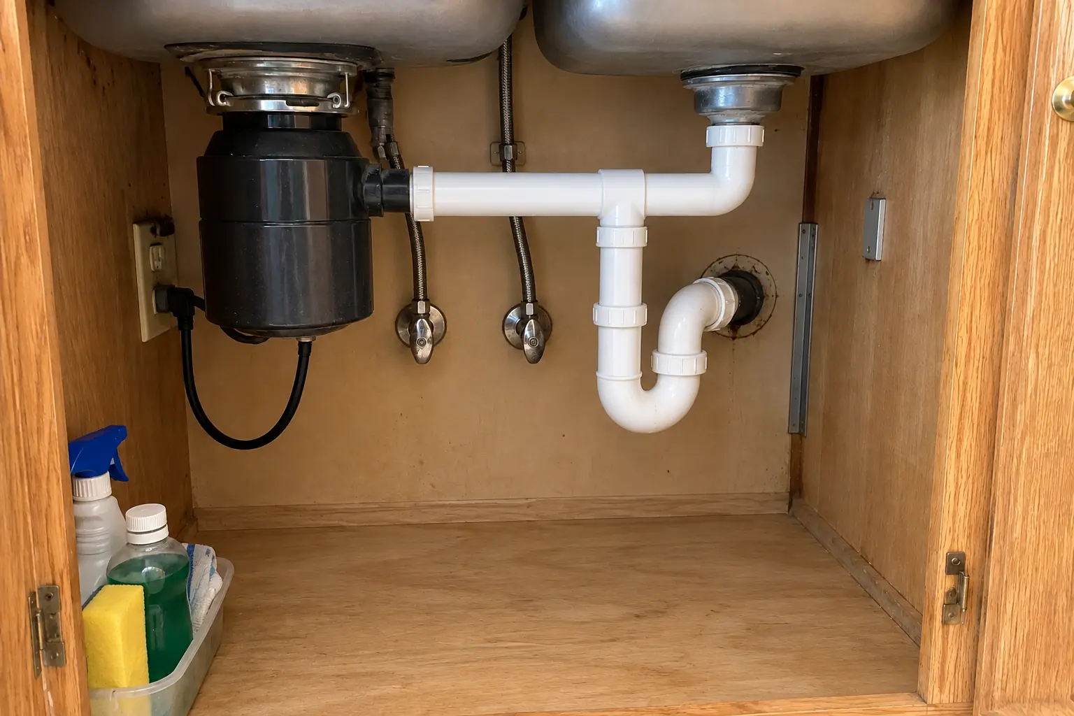 Kitchen Sink Leak & Drain Repair — after