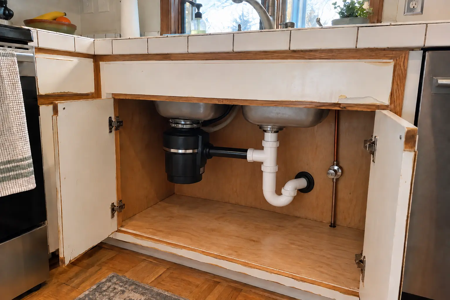 Kitchen Sink Leak & Drain Repair
