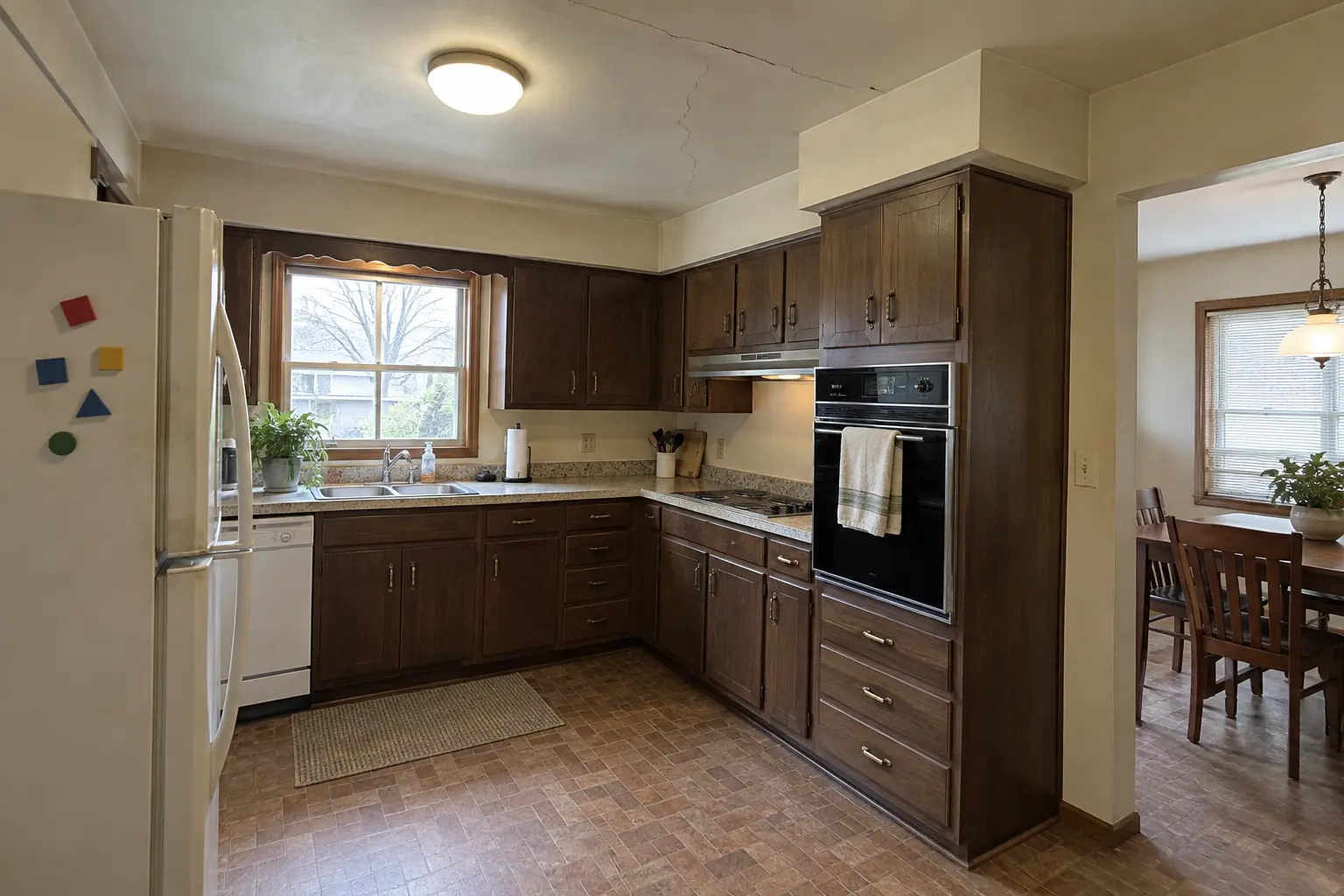Kitchen Drywall & Finish Work — before