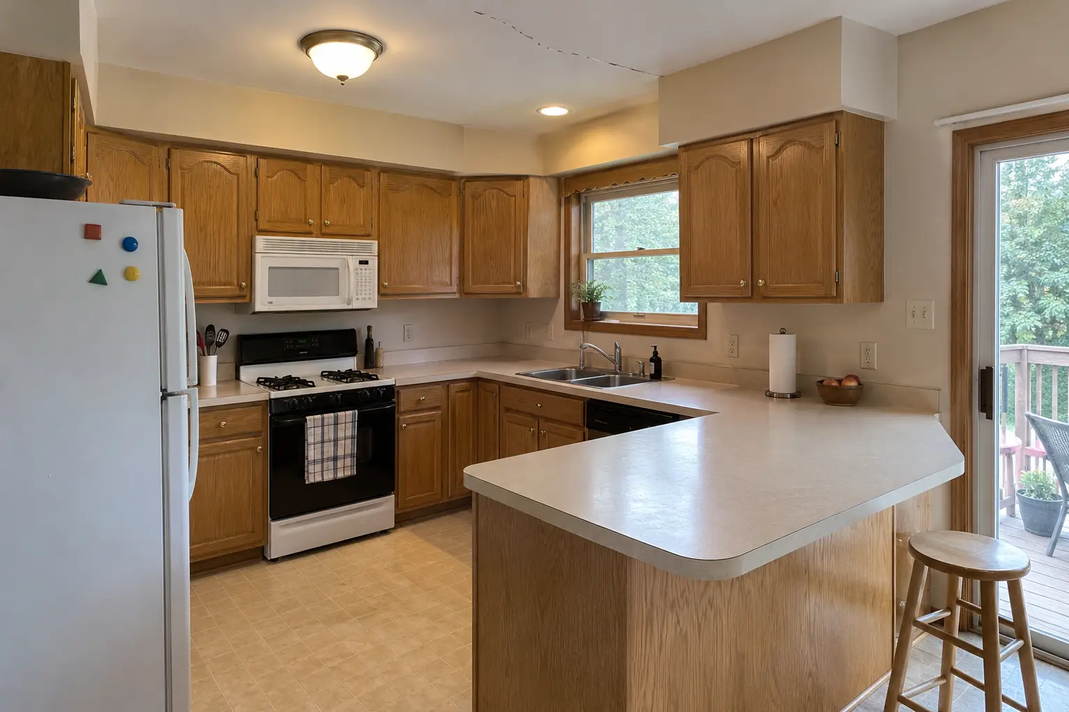 Kitchen Drywall & Finish Work project in Bloomingdale, before