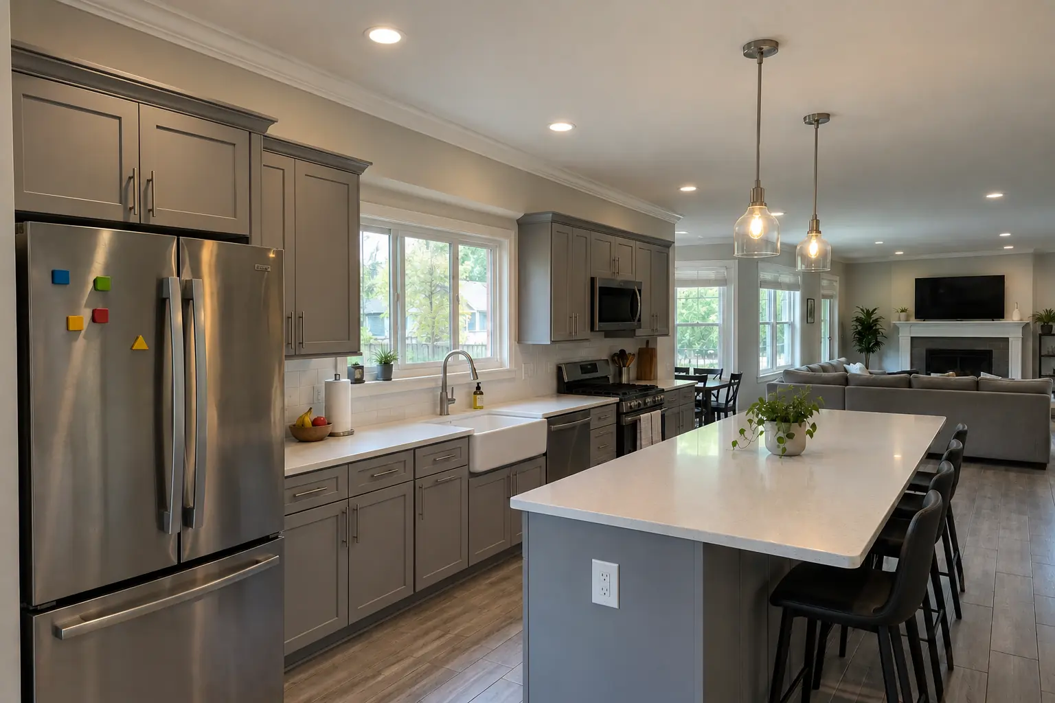 Kitchen Drywall & Finish Work — after