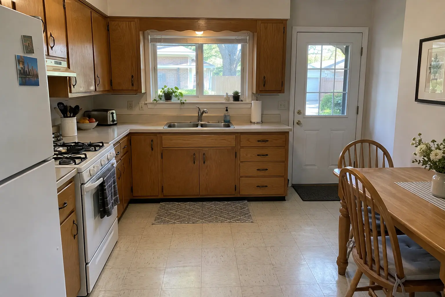 Kitchen Flooring Installation — before