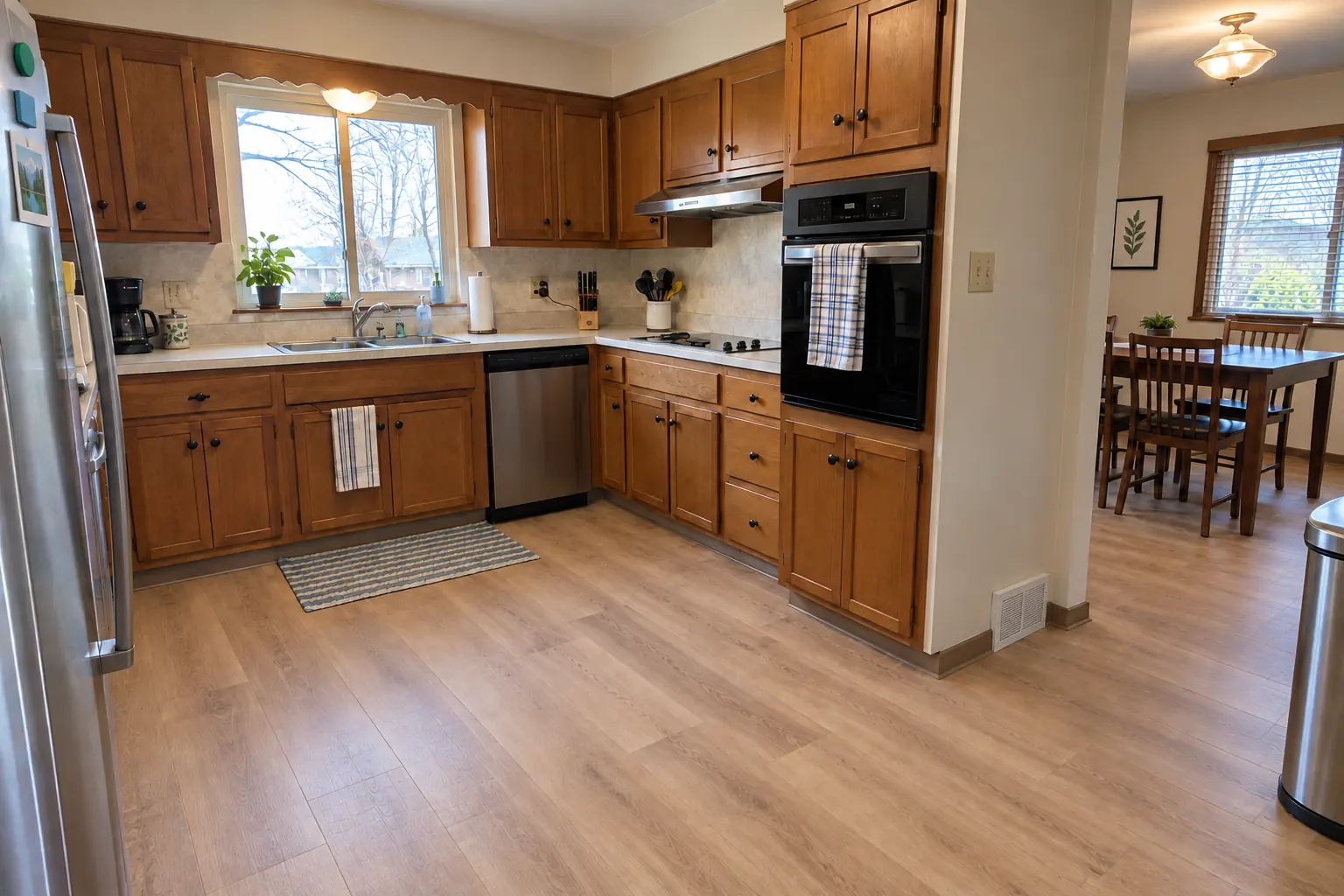 Kitchen Flooring Installation — after