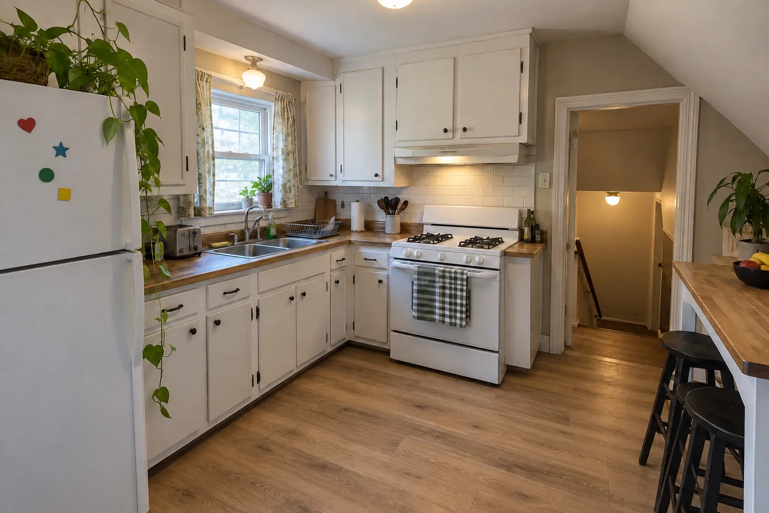 Kitchen Flooring Installation — after
