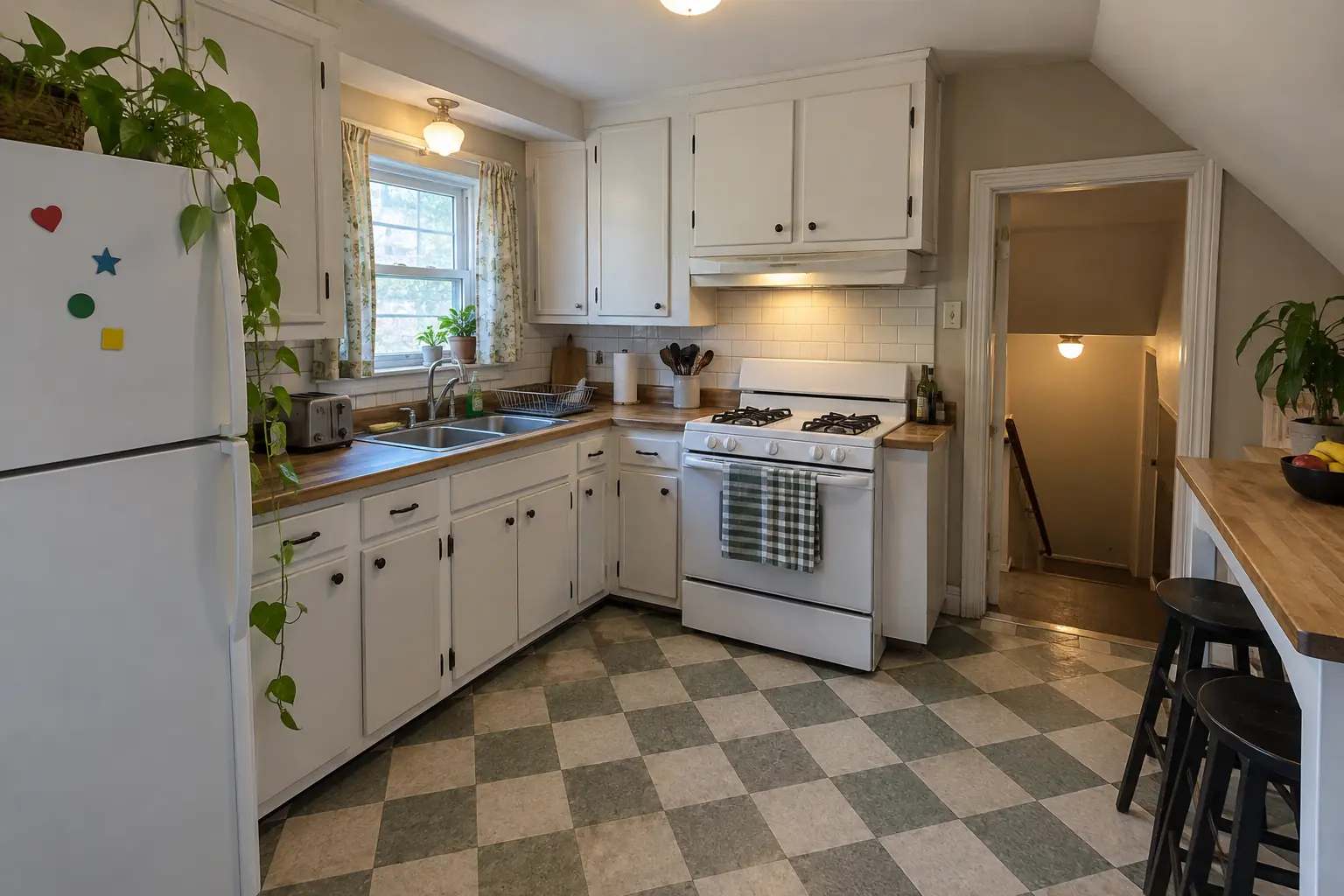 Kitchen Flooring Installation — before