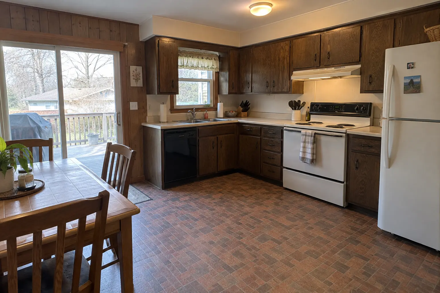 Kitchen Flooring Installation — before