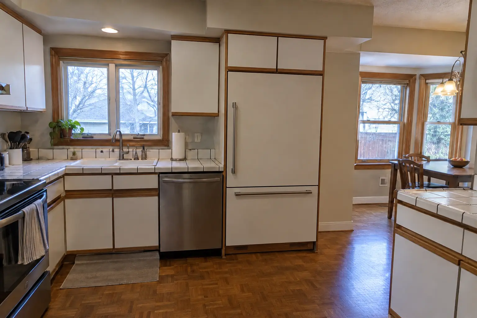 Built-In Refrigerator Installation — after