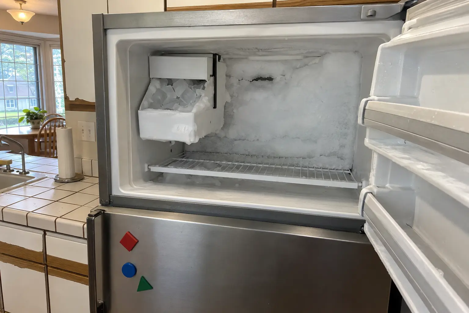Refrigerator & Ice Maker Repair project in Batavia, before
