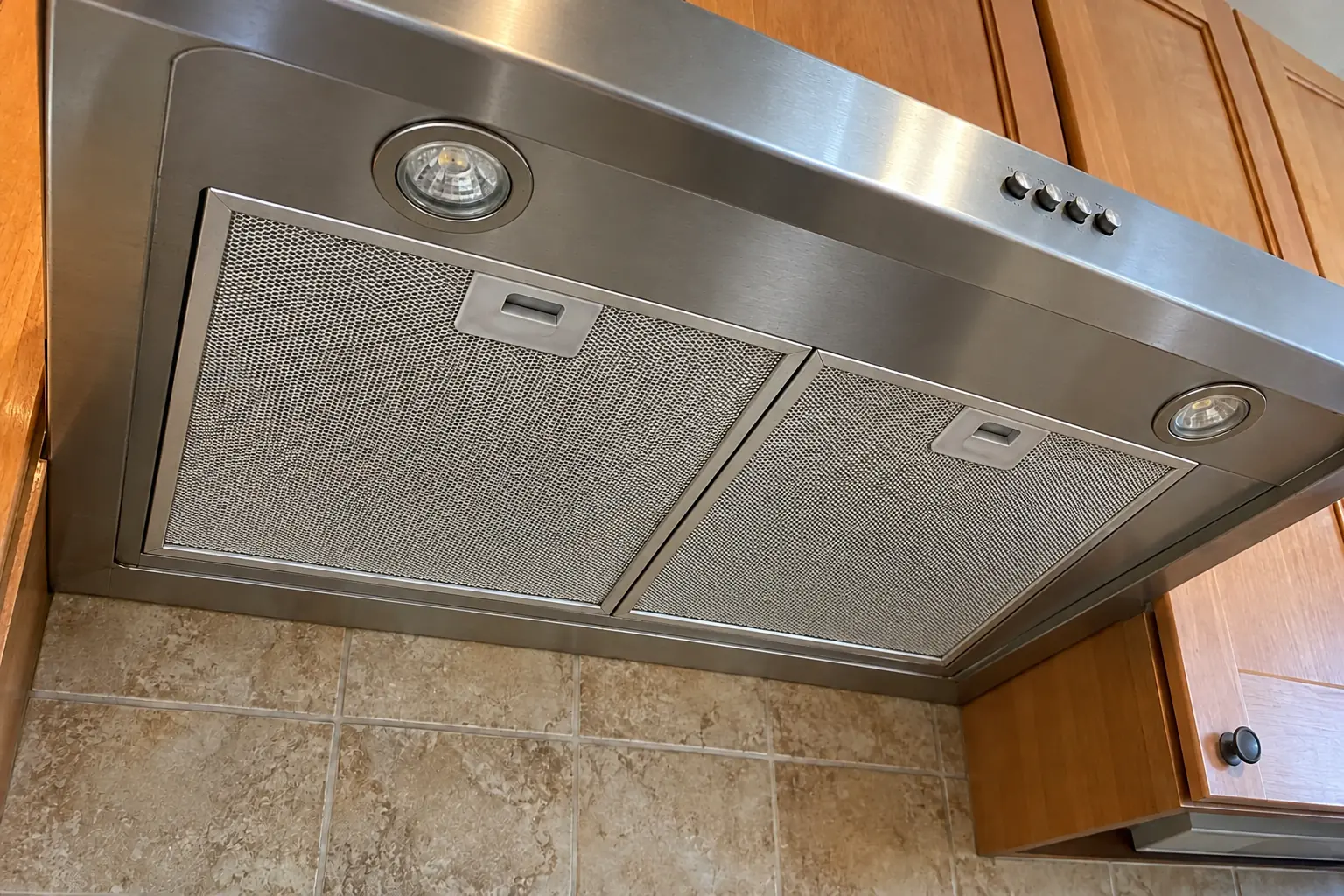 Residential Kitchen Hood Cleaning project near Plainfield, after
