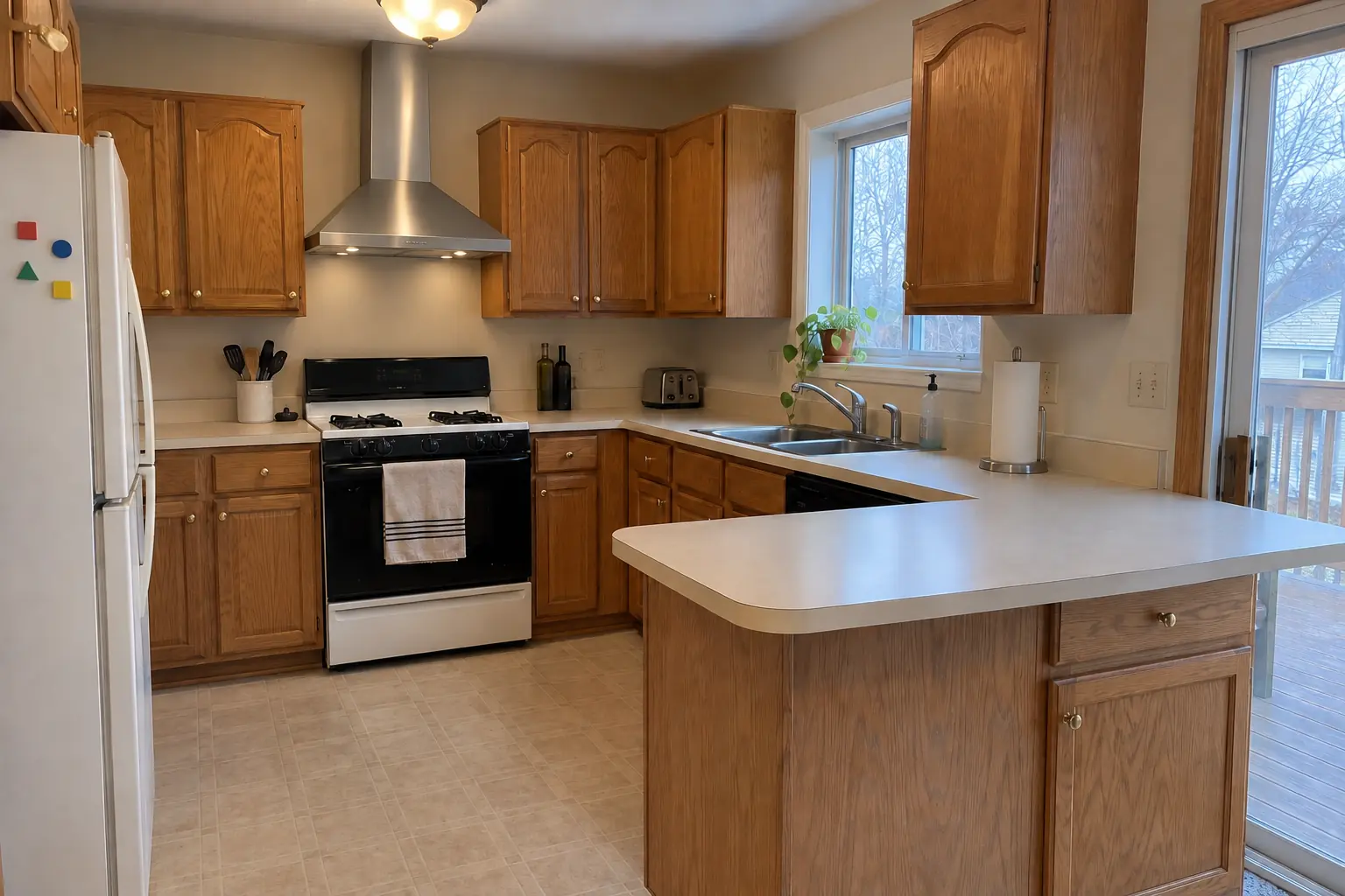 Kitchen Ventilation & Range Hoods project in Bartlett, after