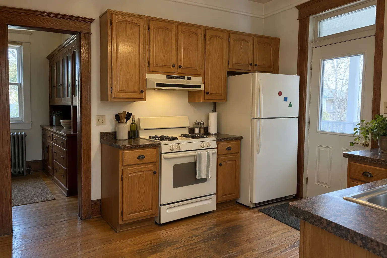 Range Hood Installation — before