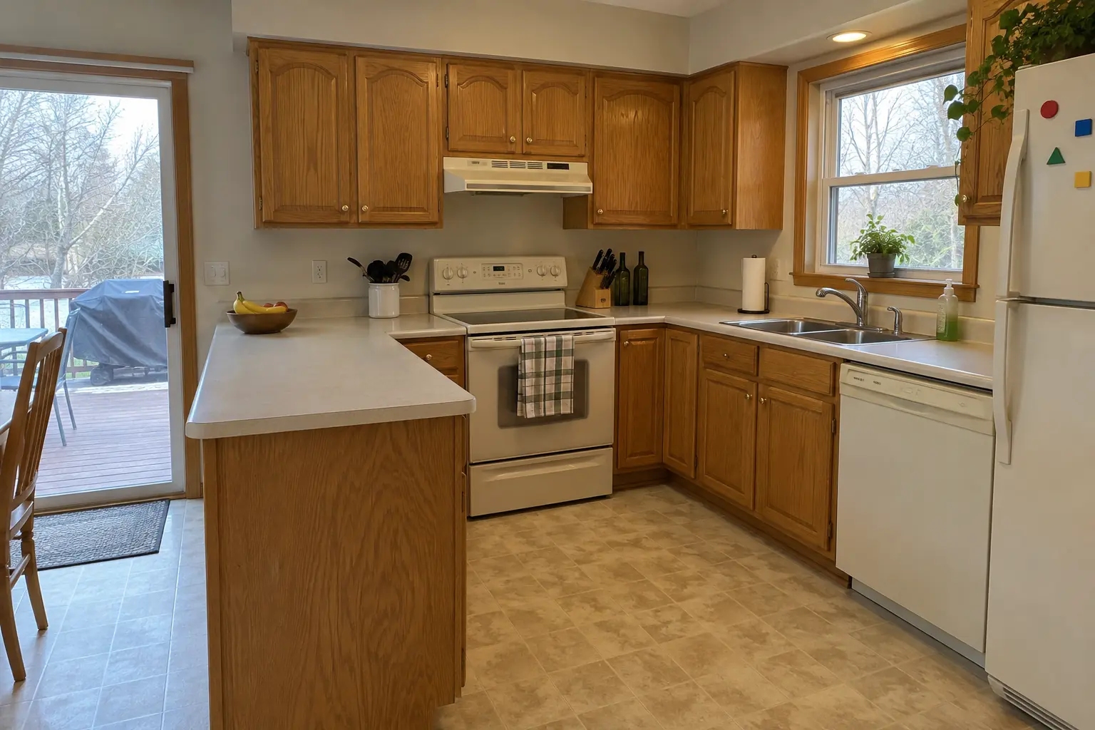 Range Hood Installation project in Schaumburg, before