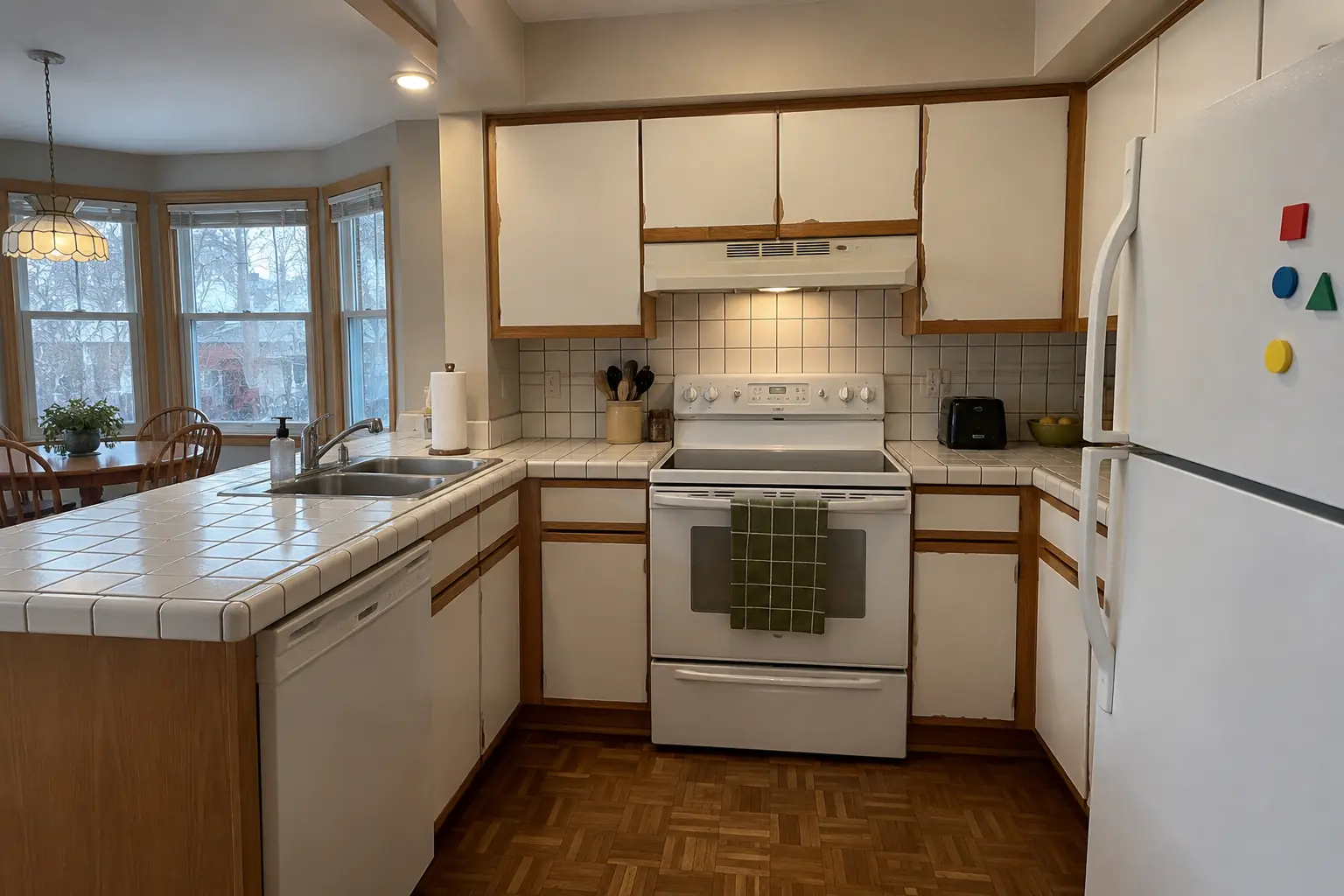 Range Hood Installation — before