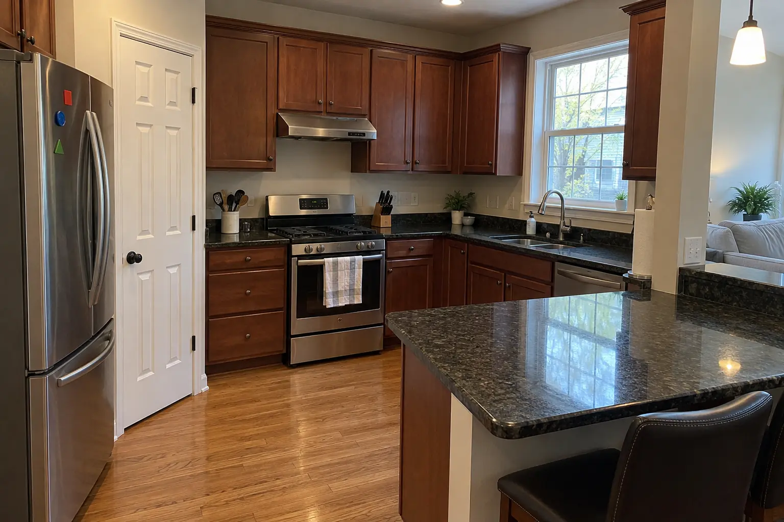 Range Hood Installation — before
