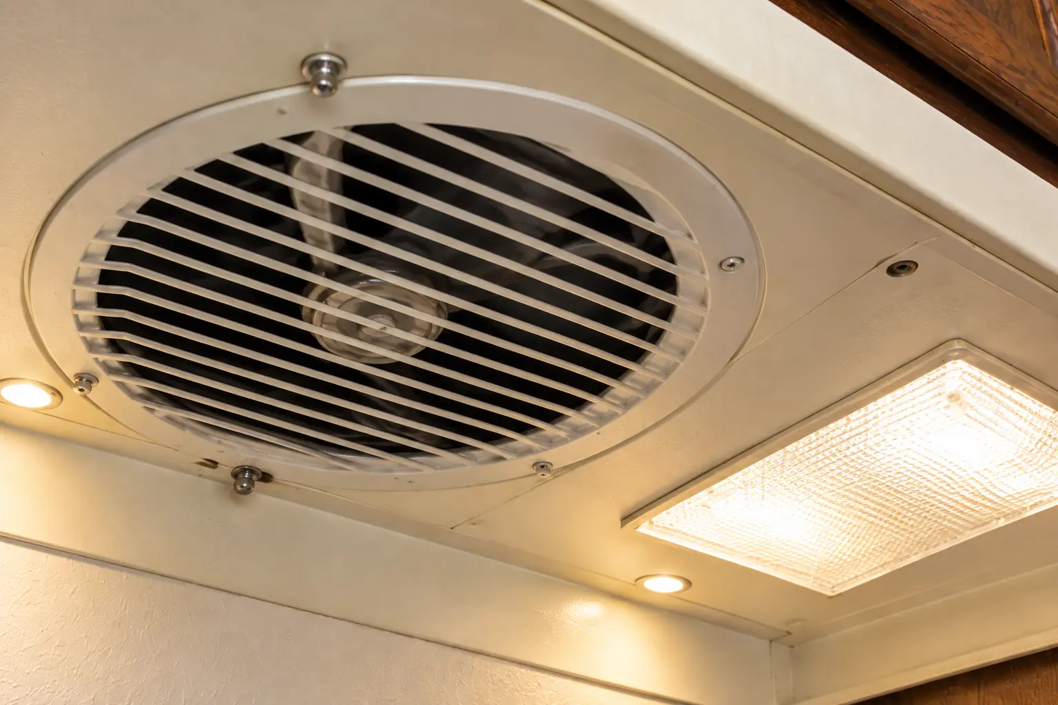 Range Hood Repair in a prewar house — detail