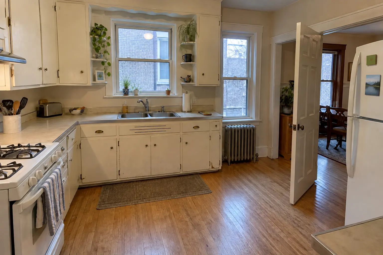 Kitchen Island & Peninsula Installation — before