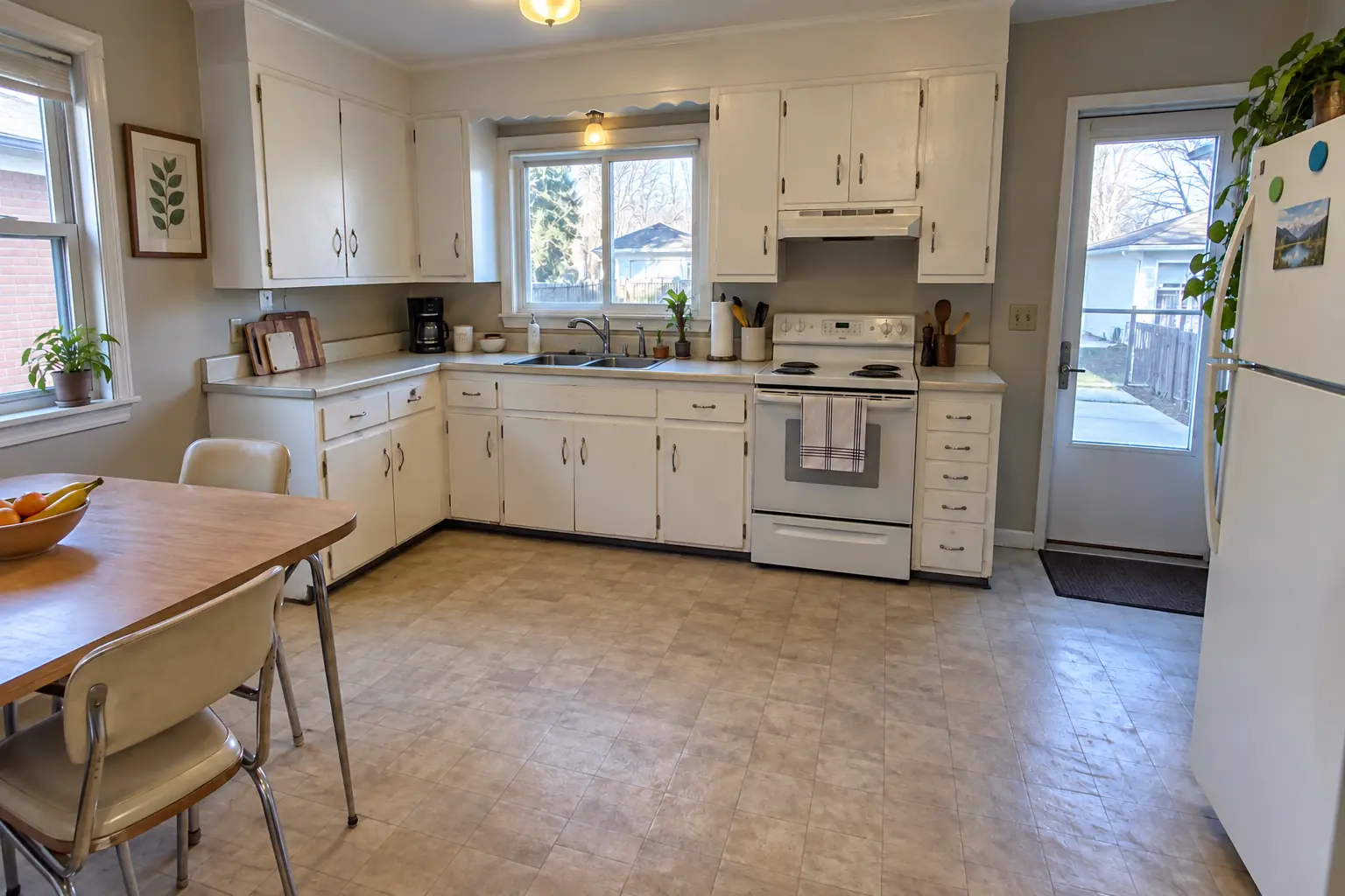Kitchen Island & Peninsula Installation — before
