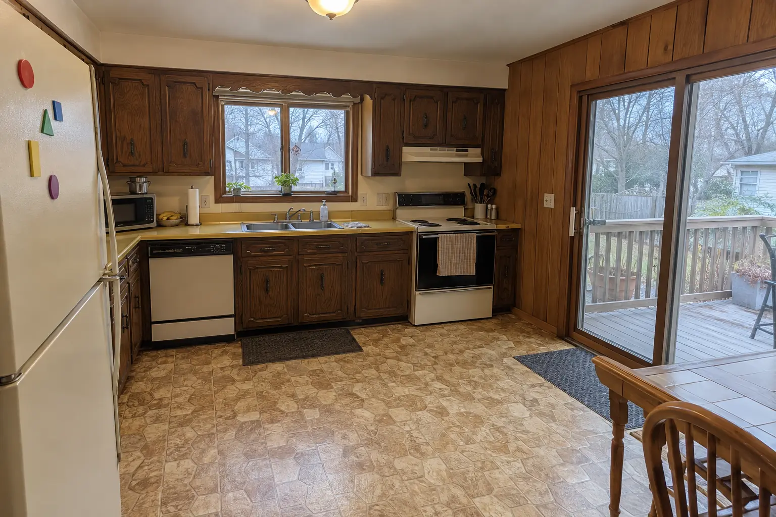 Kitchen Island & Peninsula Installation — before