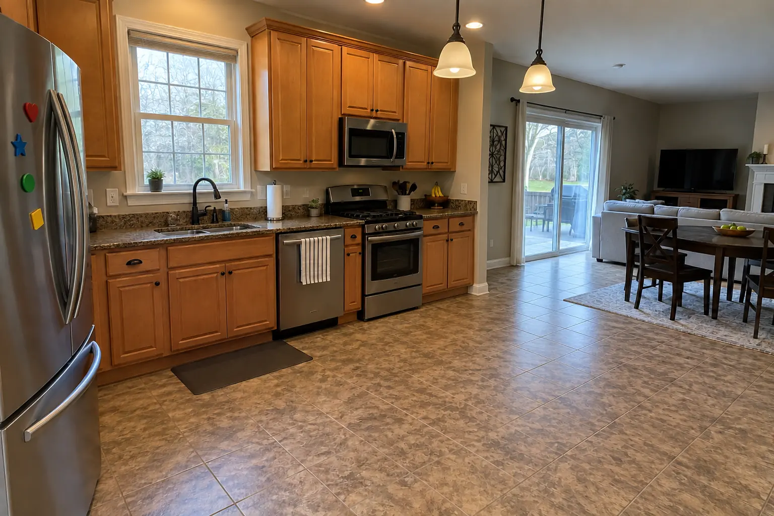 Kitchen Island & Peninsula Installation project near Plainfield, before