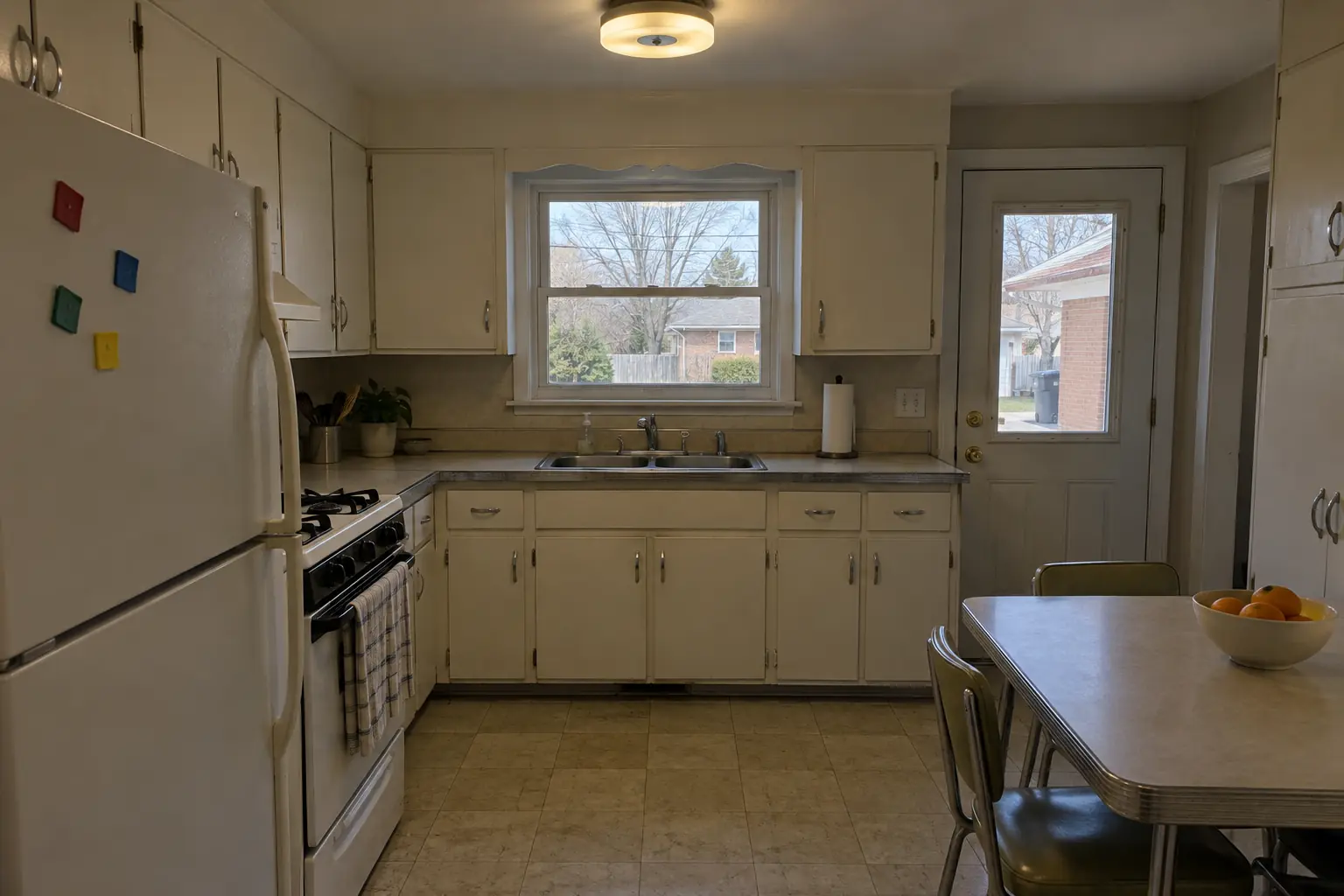 Kitchen Lighting Installation project in Villa Park, before