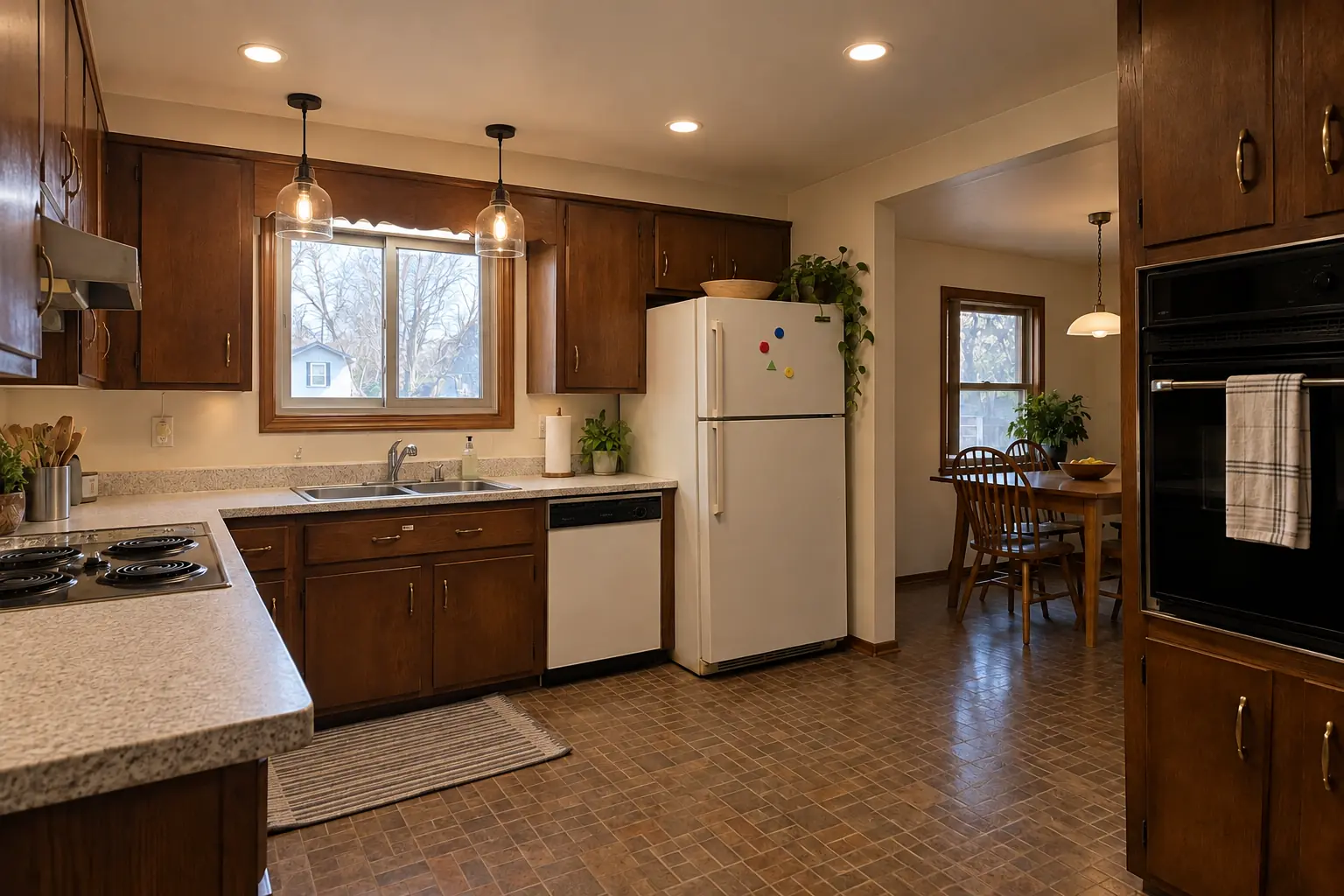 Kitchen Lighting Installation — after