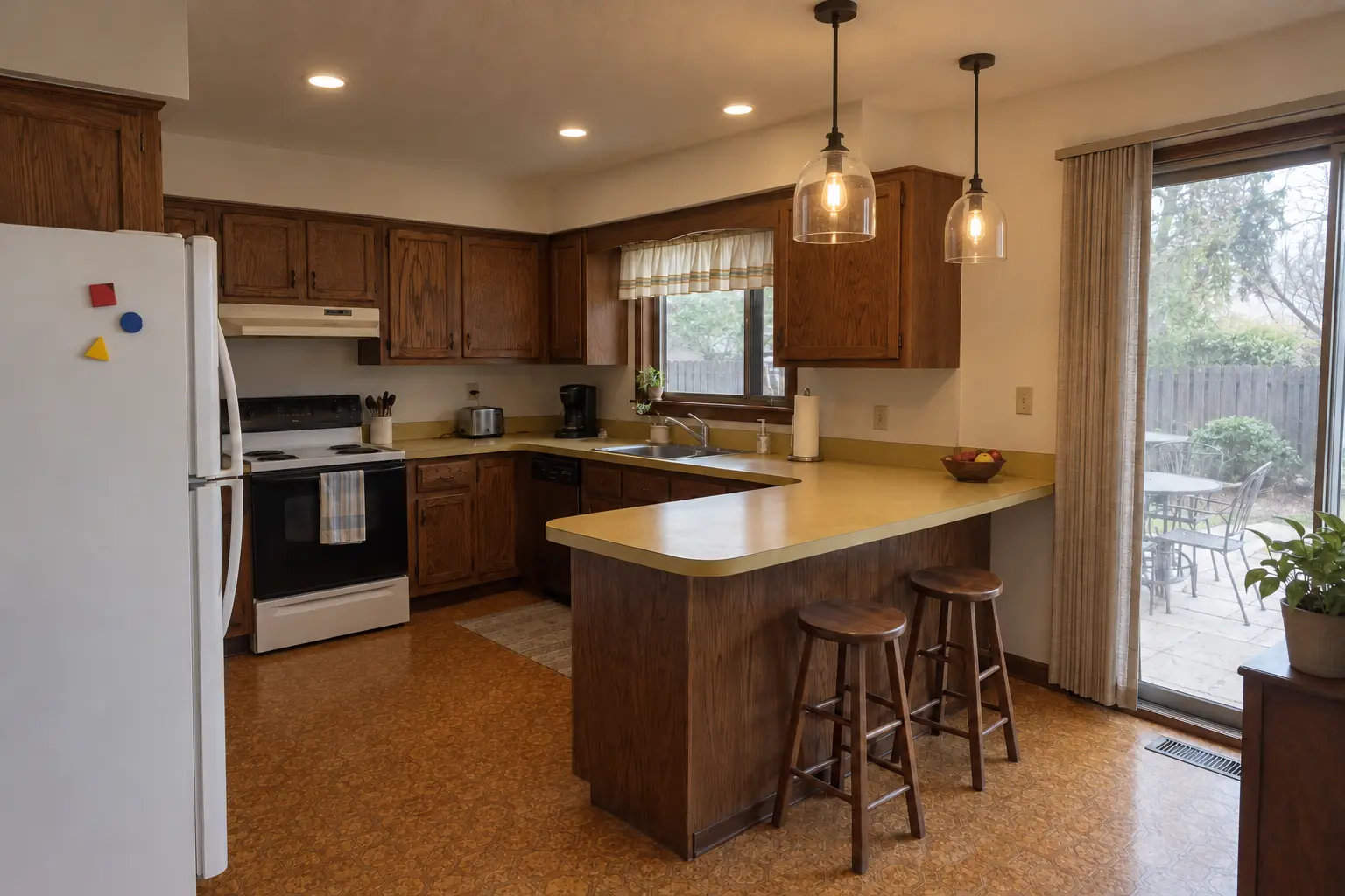 Kitchen Lighting Installation — after