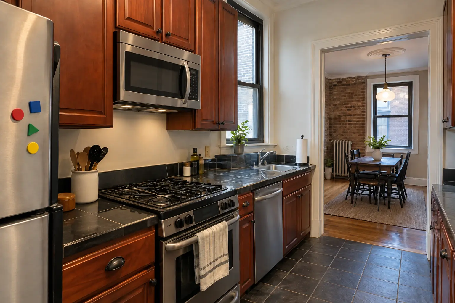 Microwave Installation project in Oak Park, after