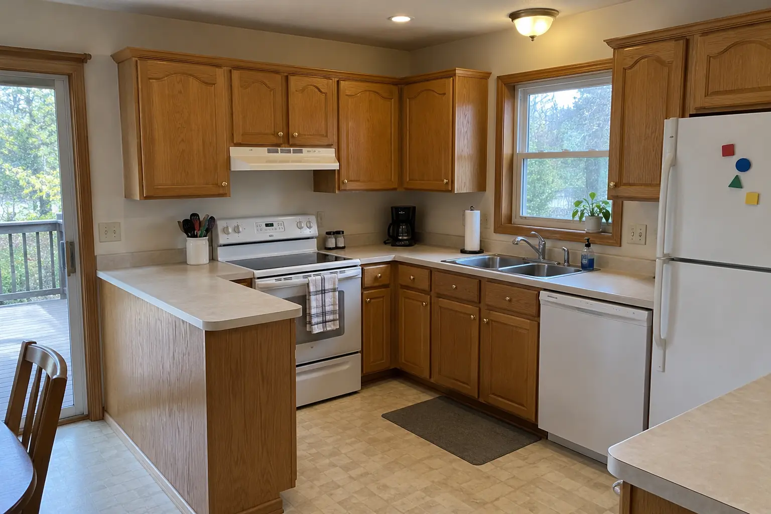 Microwave Installation — before
