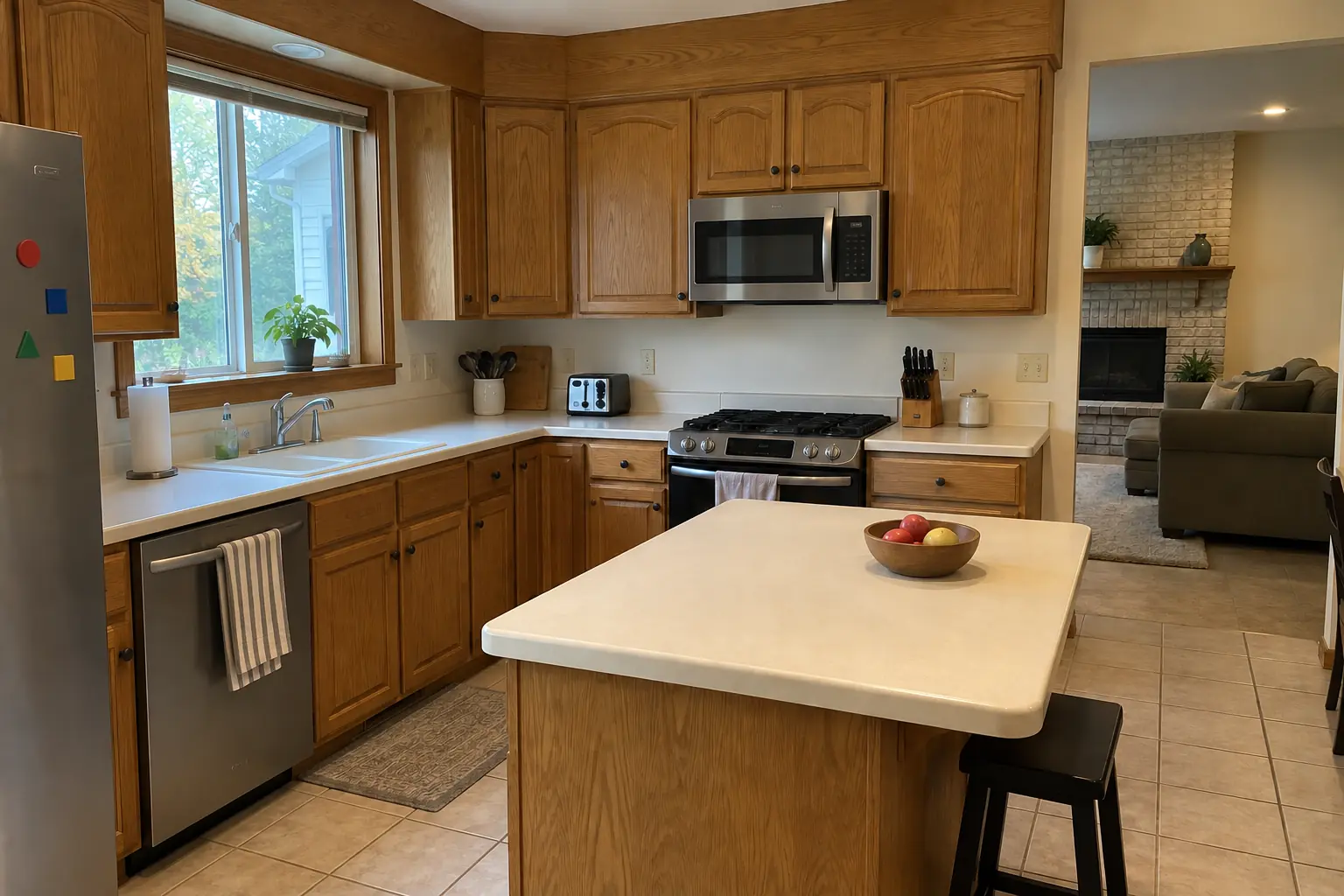 Microwave Installation — after