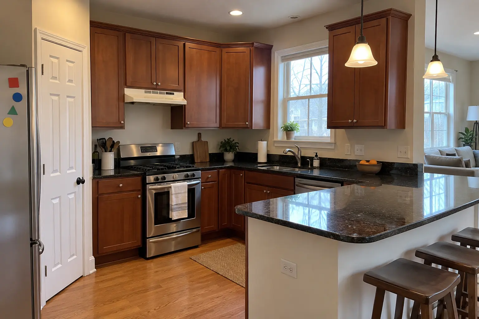 Microwave Installation project in Plainfield, before